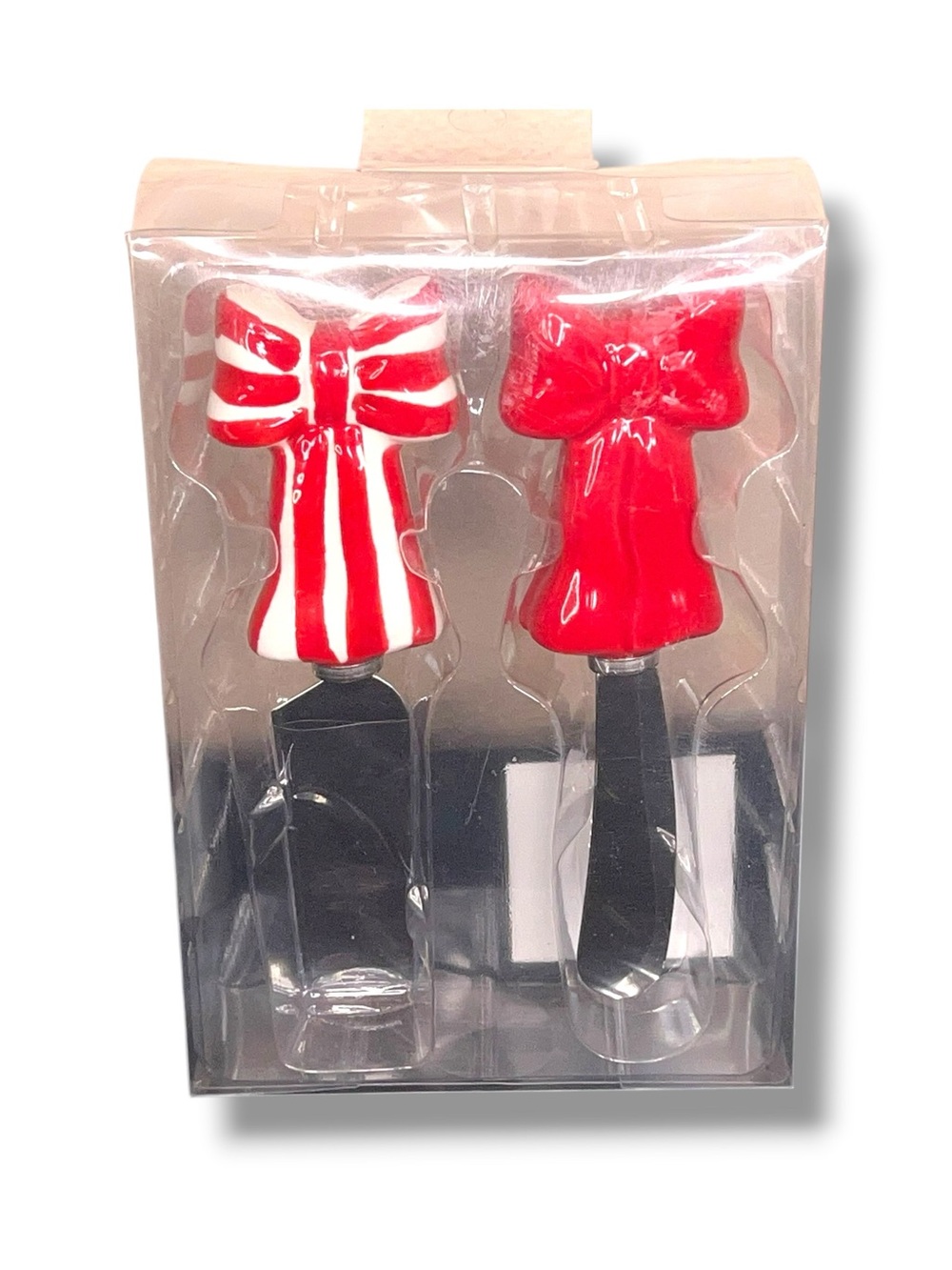 New Ashland Cheese Spreader Red White Ribbon Christmas Holiday Entertaining